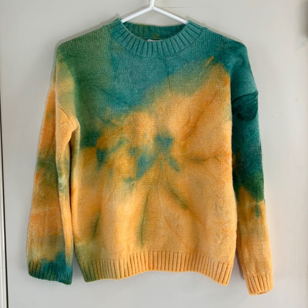 Multicolor Tie-Dye Women's Sweater